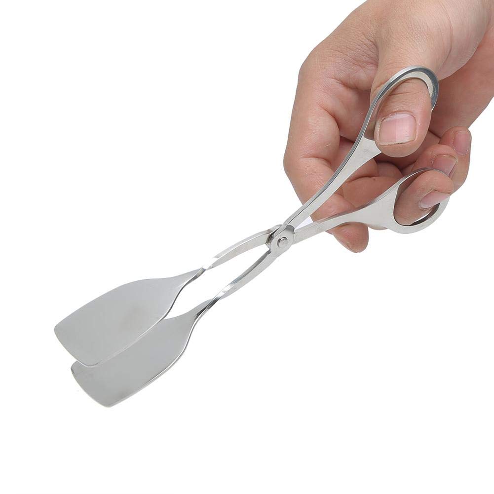 Stainless Steel Scissor Cooking Tongs - Durable BBQ Clip for Baking, Bread, Steak, and Kitchen Serving - Perfect for Grilling, Buffet, and Home Cooking