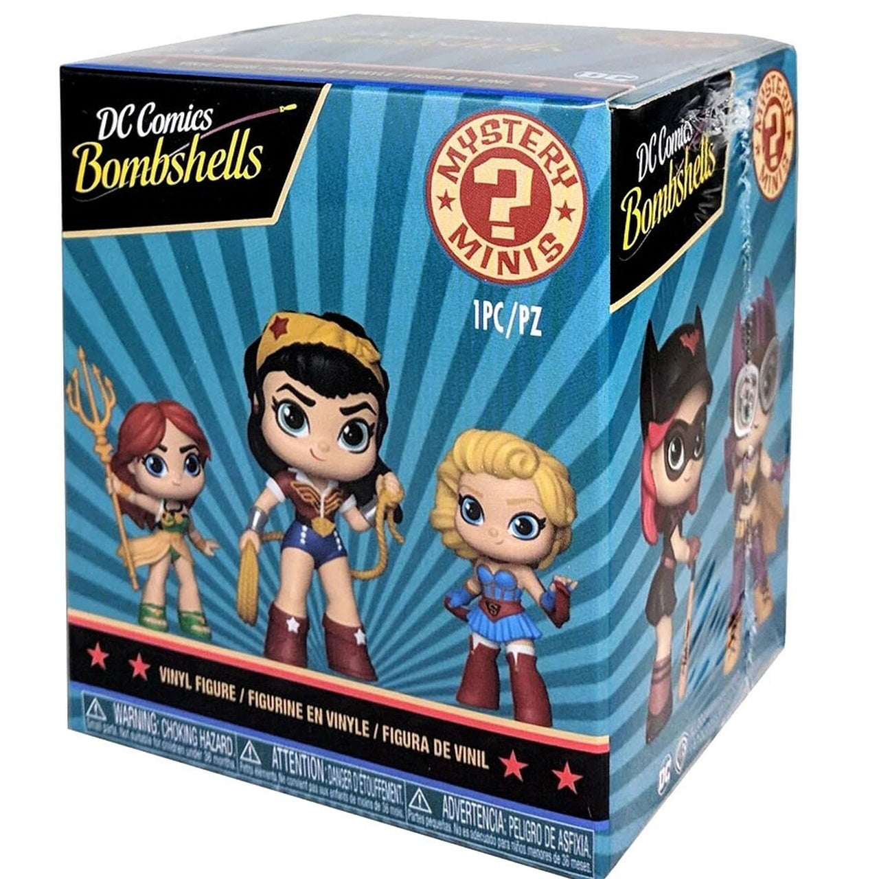 DC Comics Bombshells Specialty Series Mystery Mini Blind Box - Collectible Vinyl Figure for Fans & Gifts - Perfect for Display, Gifting & Comic Conventions