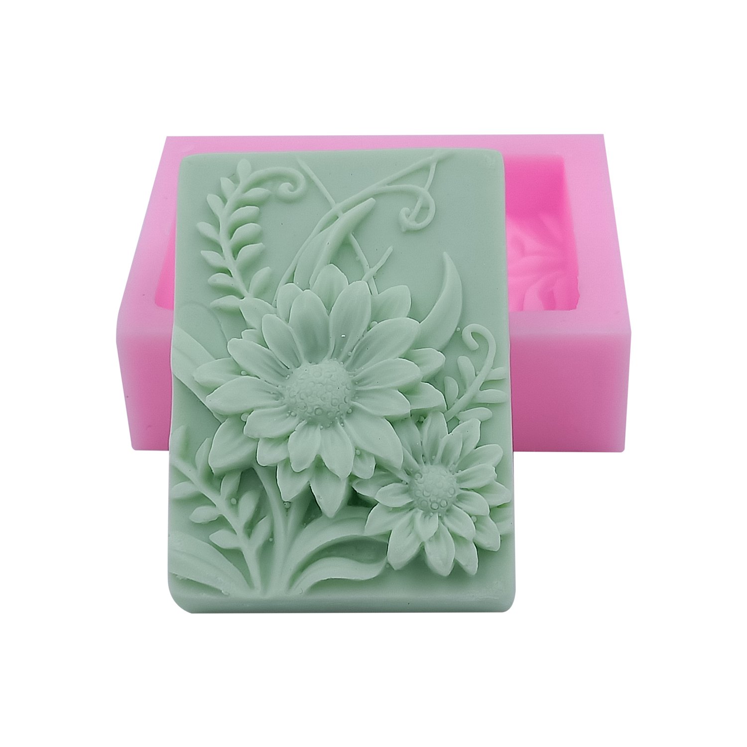 Morning Glory Flower Silicone Molds for Soap, Candles, Resin & DIY Crafts - Perfect for Home Decor, Wedding Favors, and Gift Making