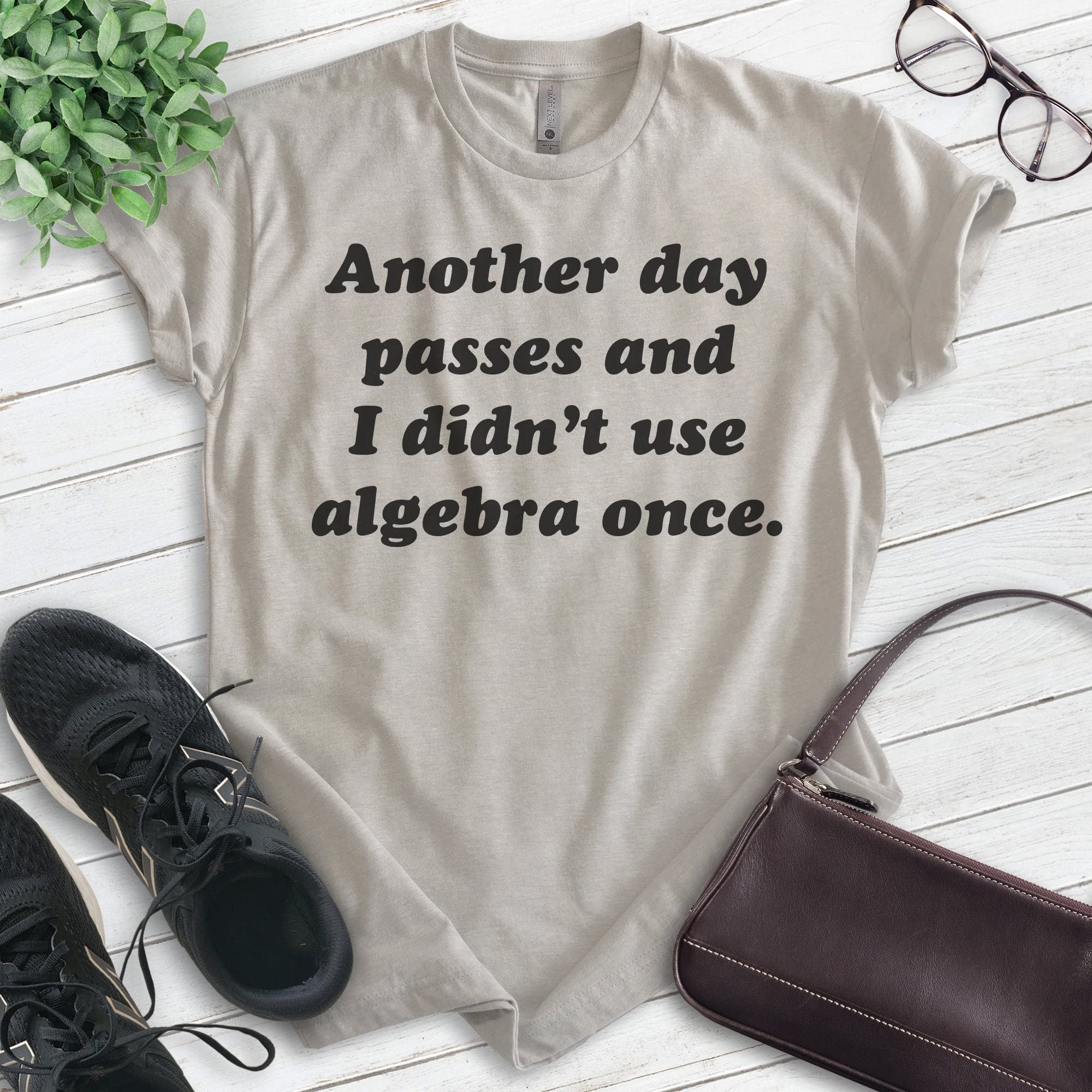EVERTREE CLOTHING Funny Math Algebra T-Shirt - Unisex Graphic Tee for Women & Men | Casual Wear, School Outfits & Geek Gift Ideas