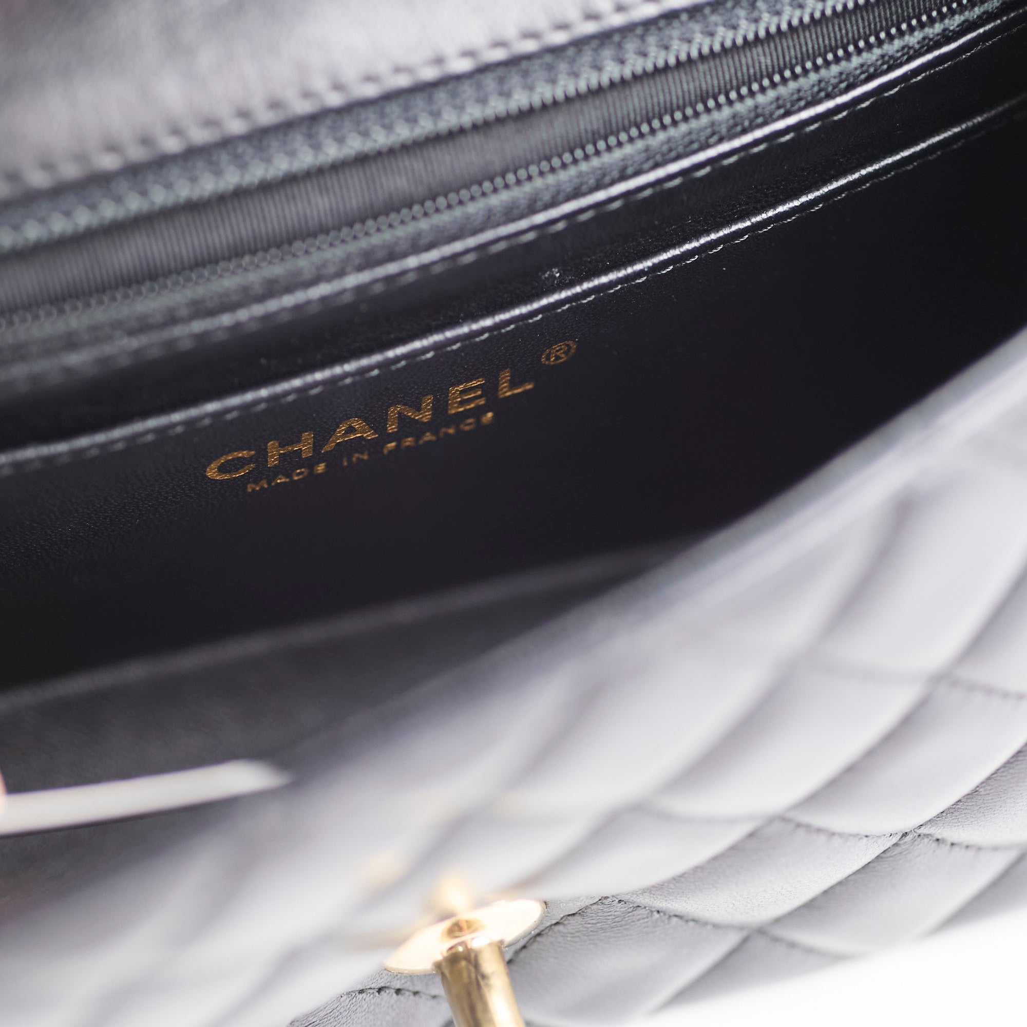 Chanel Mini Rectangle Lambskin Black Leather Flap Bag (23 Series) - Luxury Crossbody Purse for Women, Perfect for Evening Parties & Date Nights