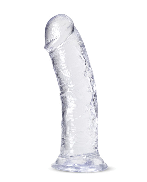 B Yours Plus Roar n' Ride Realistic Dildo - 8 Inch Clear Silicone Dildo for Women & Men - Perfect for Couples Play, Solo Pleasure & BDSM Scenes