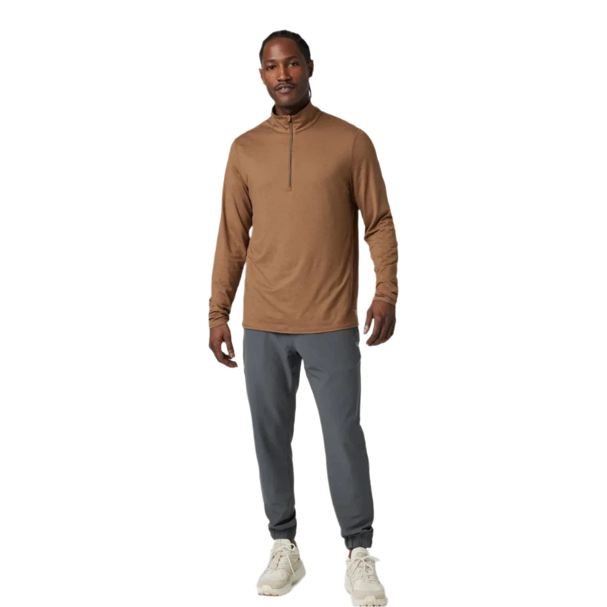 Men's Ease Performance 1/2 Zip Pullover 2.0 - Lightweight Athletic Shirt for Running, Hiking & Outdoor Activities