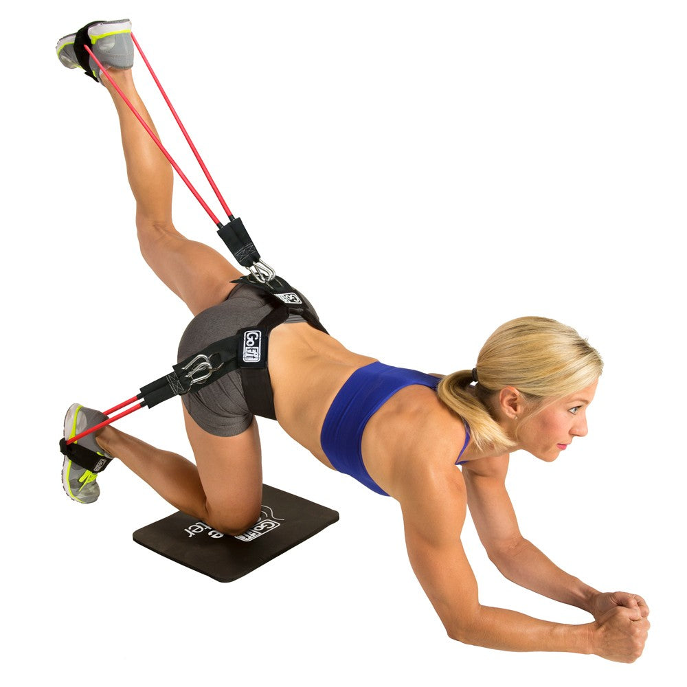 GoFit Glute Blaster - Premium Butt & Leg Workout Equipment for Home Gym - Perfect for Glute Training, Squats & Toning Exercises at Home or Studio