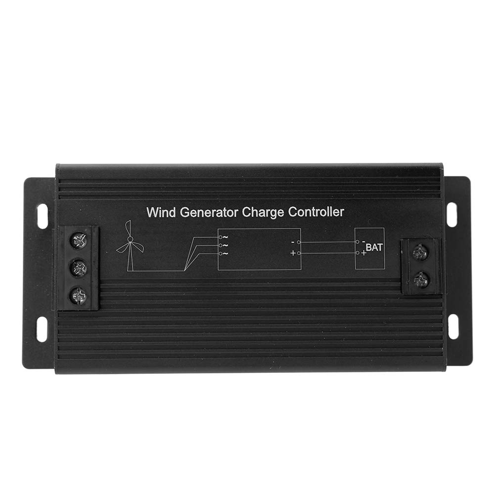 BORDSTRACT 12V/24V/48V Wind Turbine Generator Charge Controller 400W-1000W for Fishing Boats, Street Lamps & Home Monitoring - Perfect for Off-Grid Power, Marine & Outdoor Lighting Applications