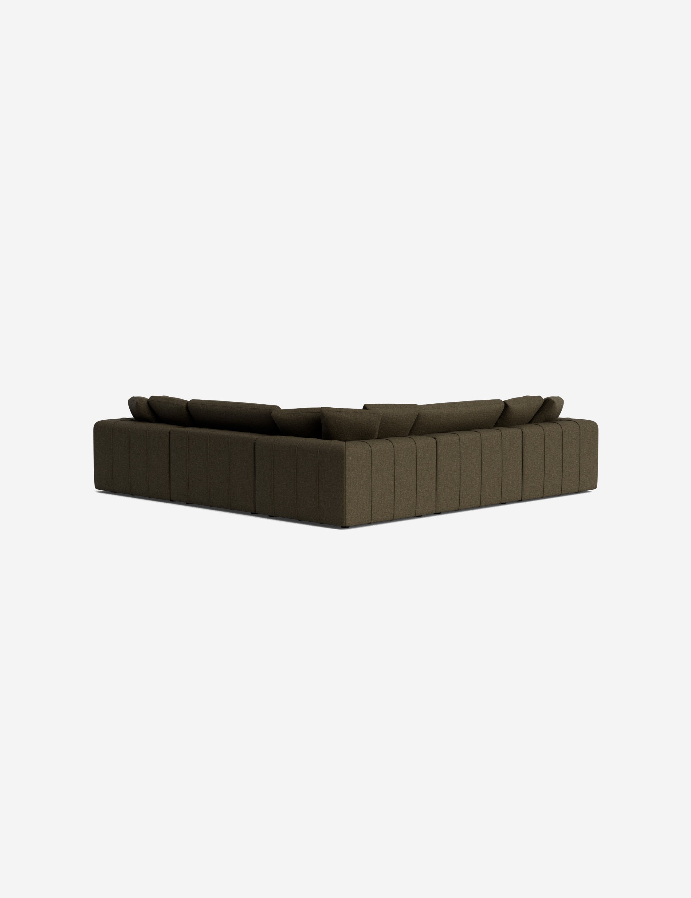 Capella Modular Corner Sectional Sofa - Modern L-Shaped Couch for Living Room, Home Theater & Lounge Areas | Customizable Comfortable Furniture