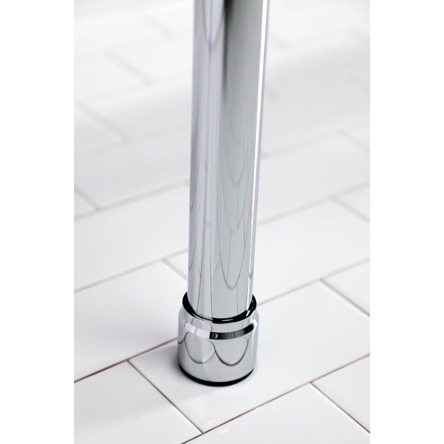 Dreyfuss Stainless Steel Console Sink Legs - Heavy Duty Metal Sink Supports for Bathroom Vanity, Kitchen Island & Utility Room - Rust-Resistant & Durable Sink Brackets for Modern & Industrial Style Decor
