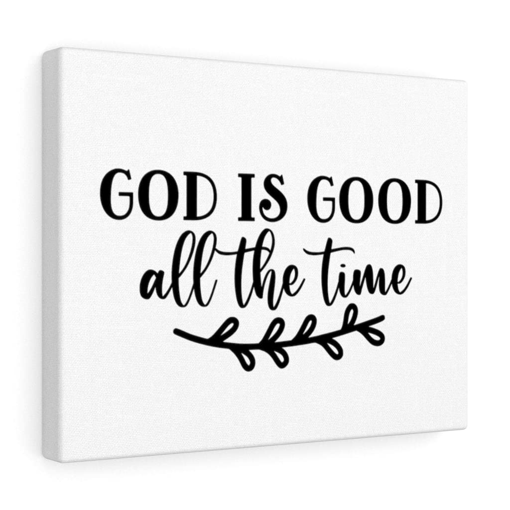 God is Good All The Time - Christian Wall Art with Bible Verse Print - Ready to Hang Scripture Decor for Home, Church & Office - Express Your Faith with Inspirational Branch Design