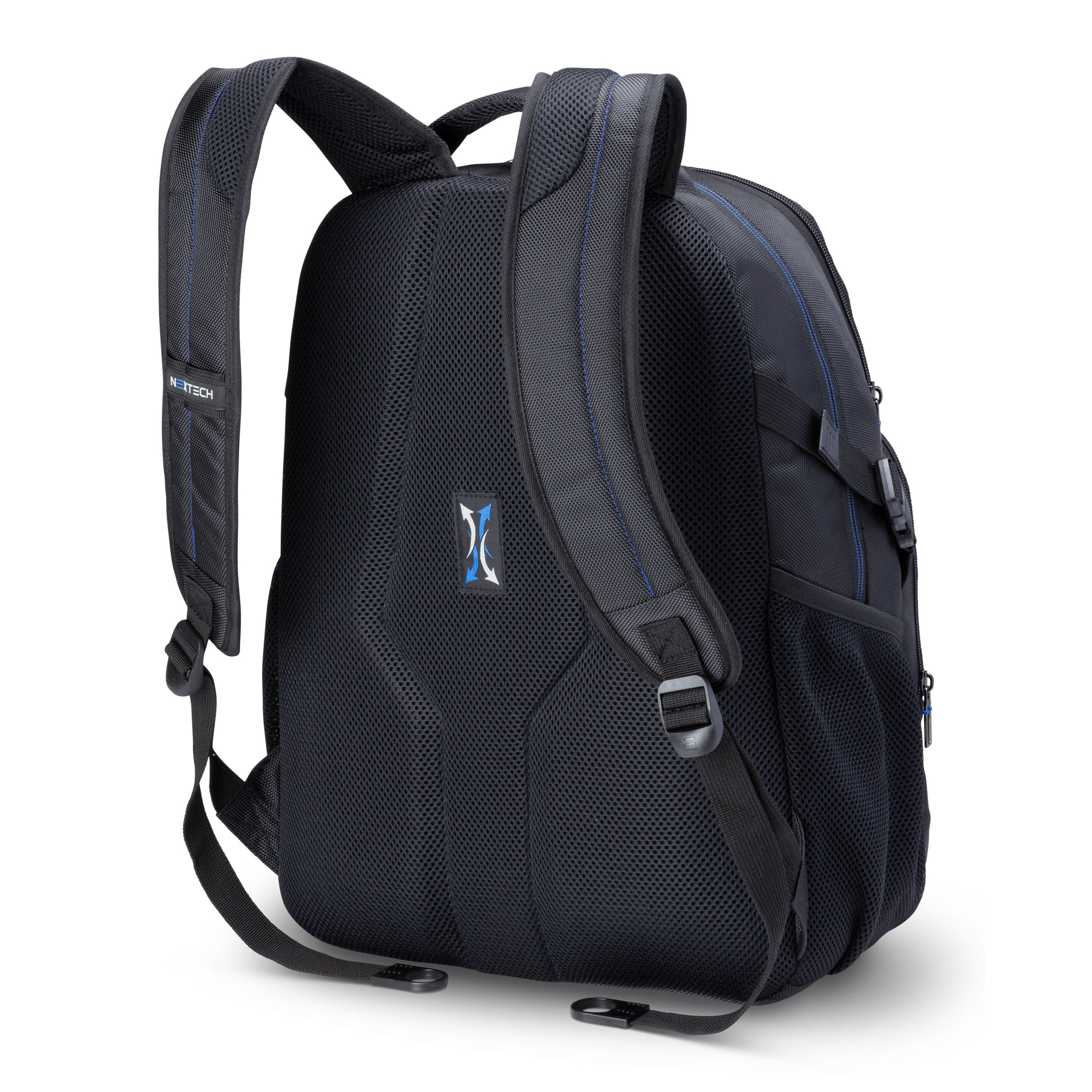 Nextech Professional Business Backpack for Men & Women - Waterproof Laptop Backpack with USB Charging Port - Perfect for Office, Travel, and Commuting