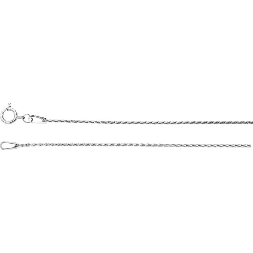 14K White Gold Baby Wheat Chain Necklace for Women - Elegant Jewelry Gift with 16/20/24 Inch Length Options - Perfect for Weddings, Anniversaries & Everyday Wear