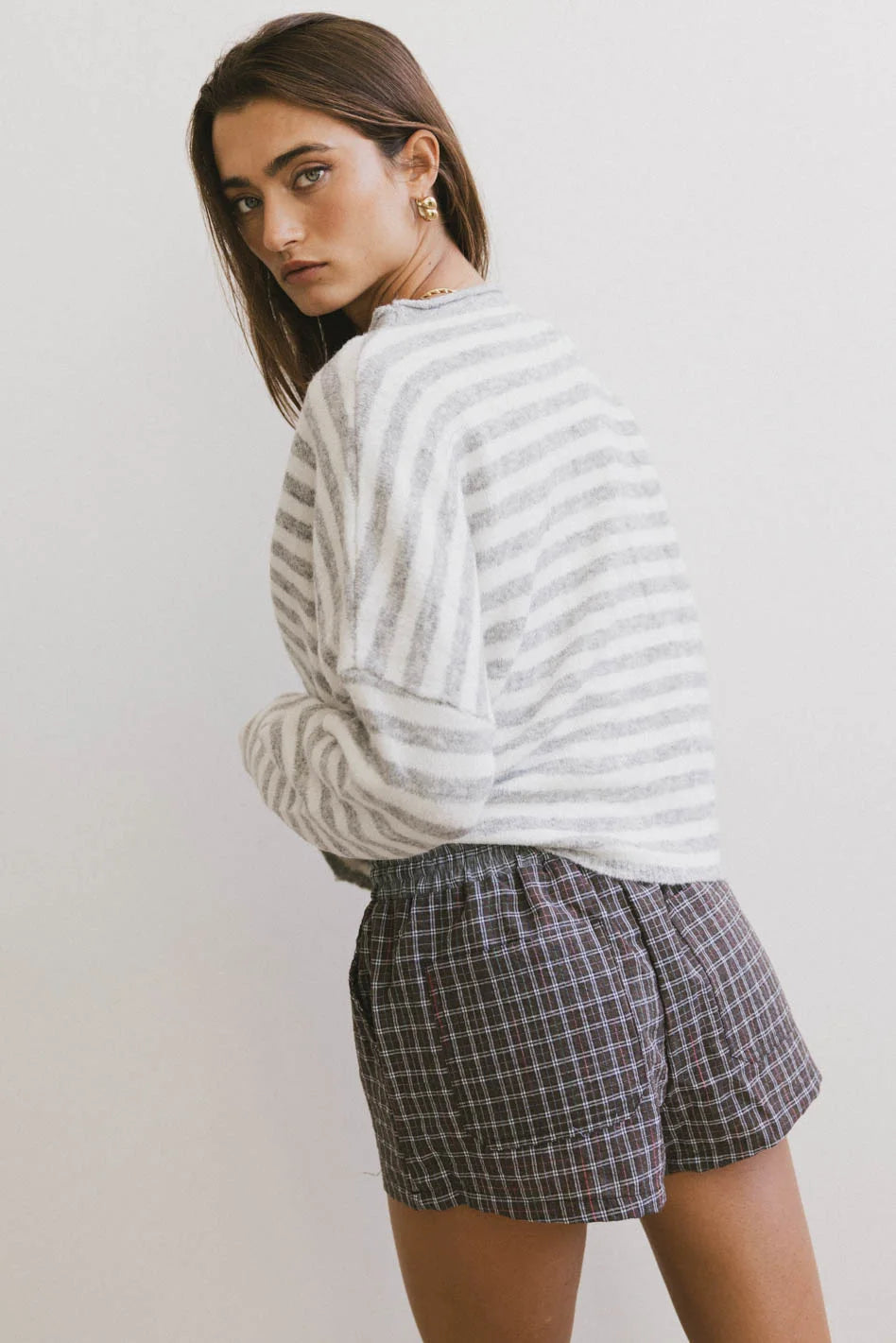 Nyla Plaid Shorts for Women - Stylish & Comfortable Tartan Print Summer Shorts | Perfect for Casual Outfits, Beach Vacations & Outdoor Activities