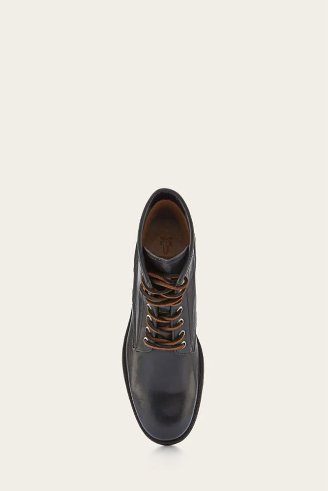 Frye Men's 80709 Black Leather Boots - Classic Casual & Work Boots for Everyday Wear