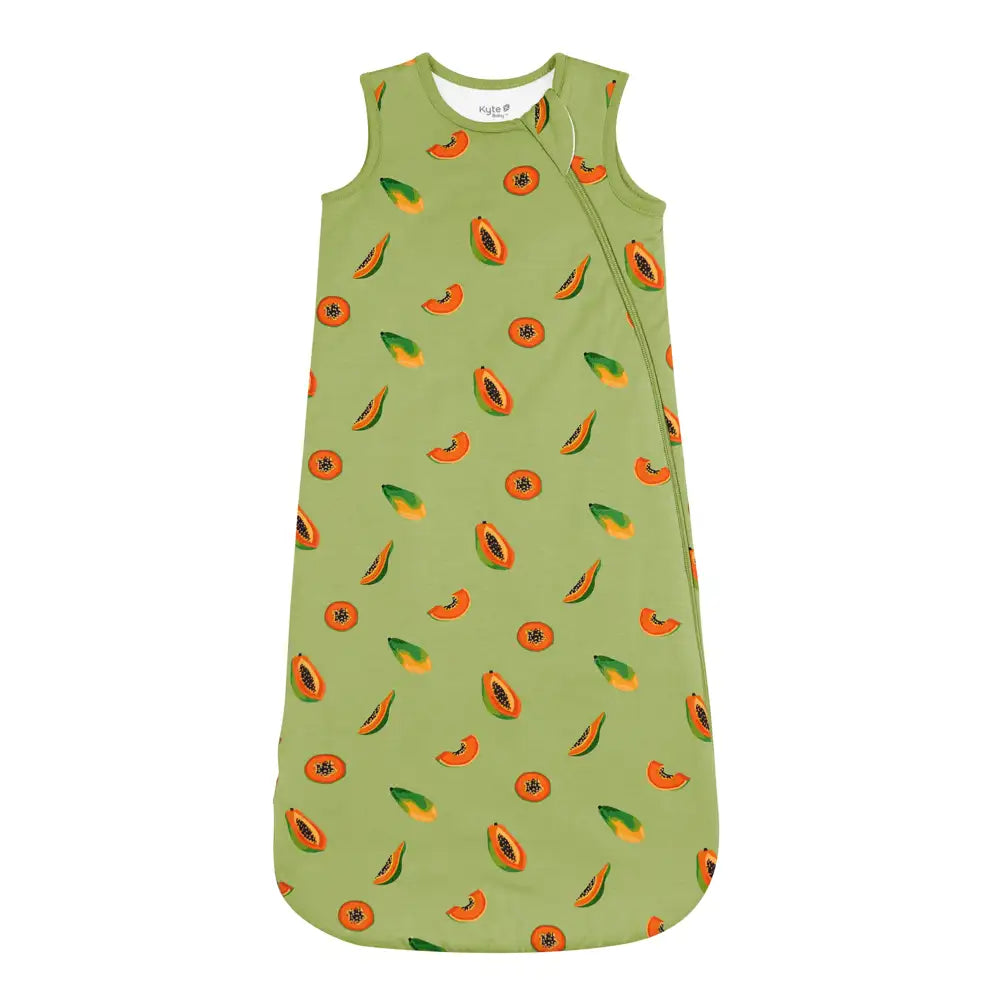 Kyte Baby 1.0 Tog Sleep Sack - Soft Bamboo Baby Sleeping Bag for Newborns & Infants (Papaya Color) - Perfect for Nursery, Daycare & Travel