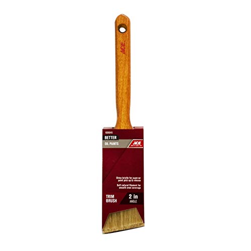 Ace Better 2 Inch Wide Angle Paint Brush - Set of 6 - Perfect for Trim Work, Edging, and Detailed Painting Projects