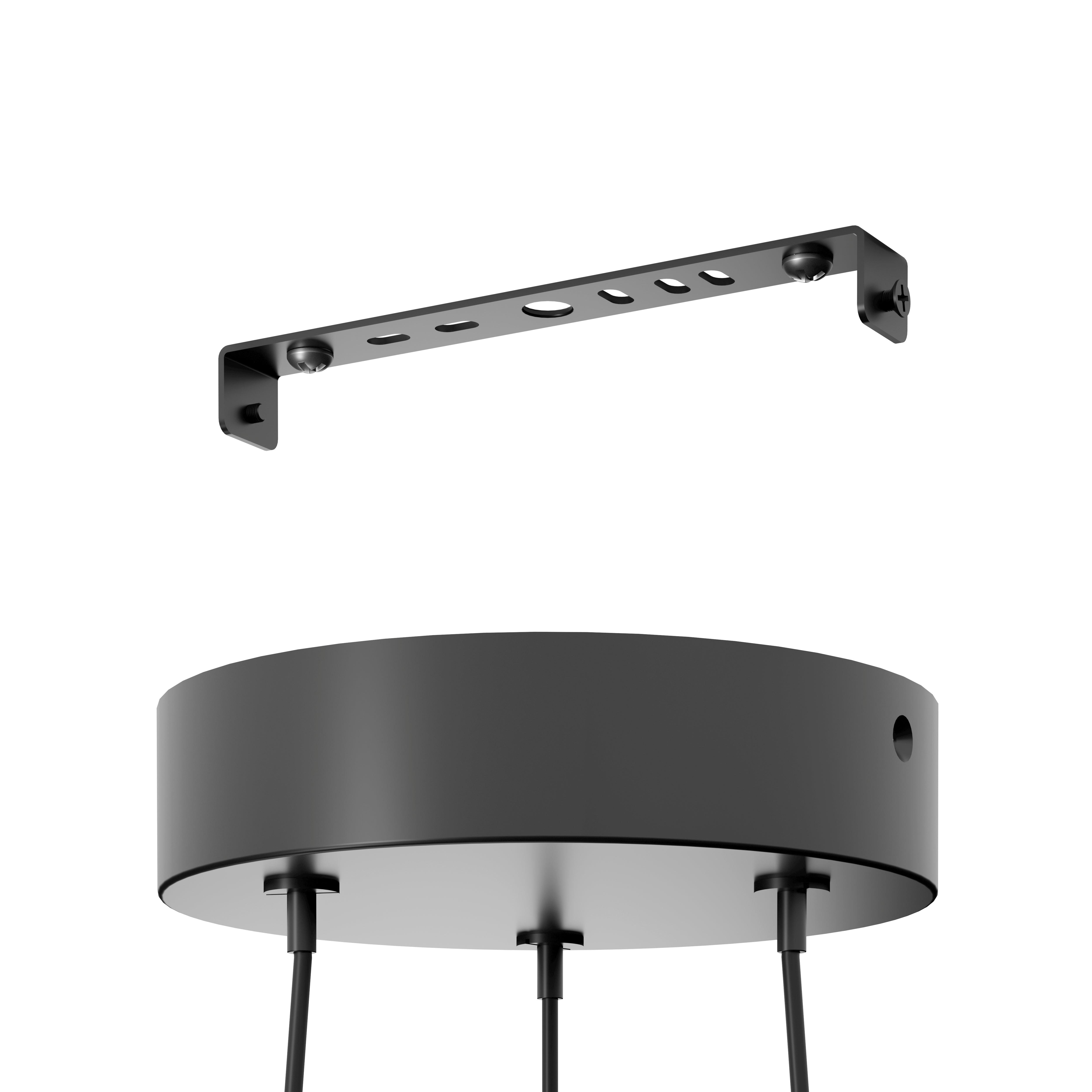 Eglo Connect Zillerio Z Smart LED Black Ceiling Pendant Light - Modern Dimmable Hanging Fixture for Kitchen, Dining Room & Bedroom Lighting