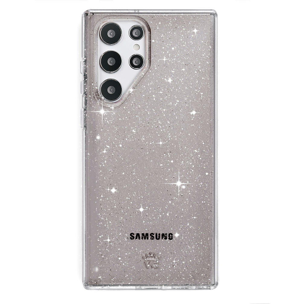 Samsung Galaxy Phone Case with Grey Stardust Design - Slim Protective Cover for Everyday Use, Work & Travel