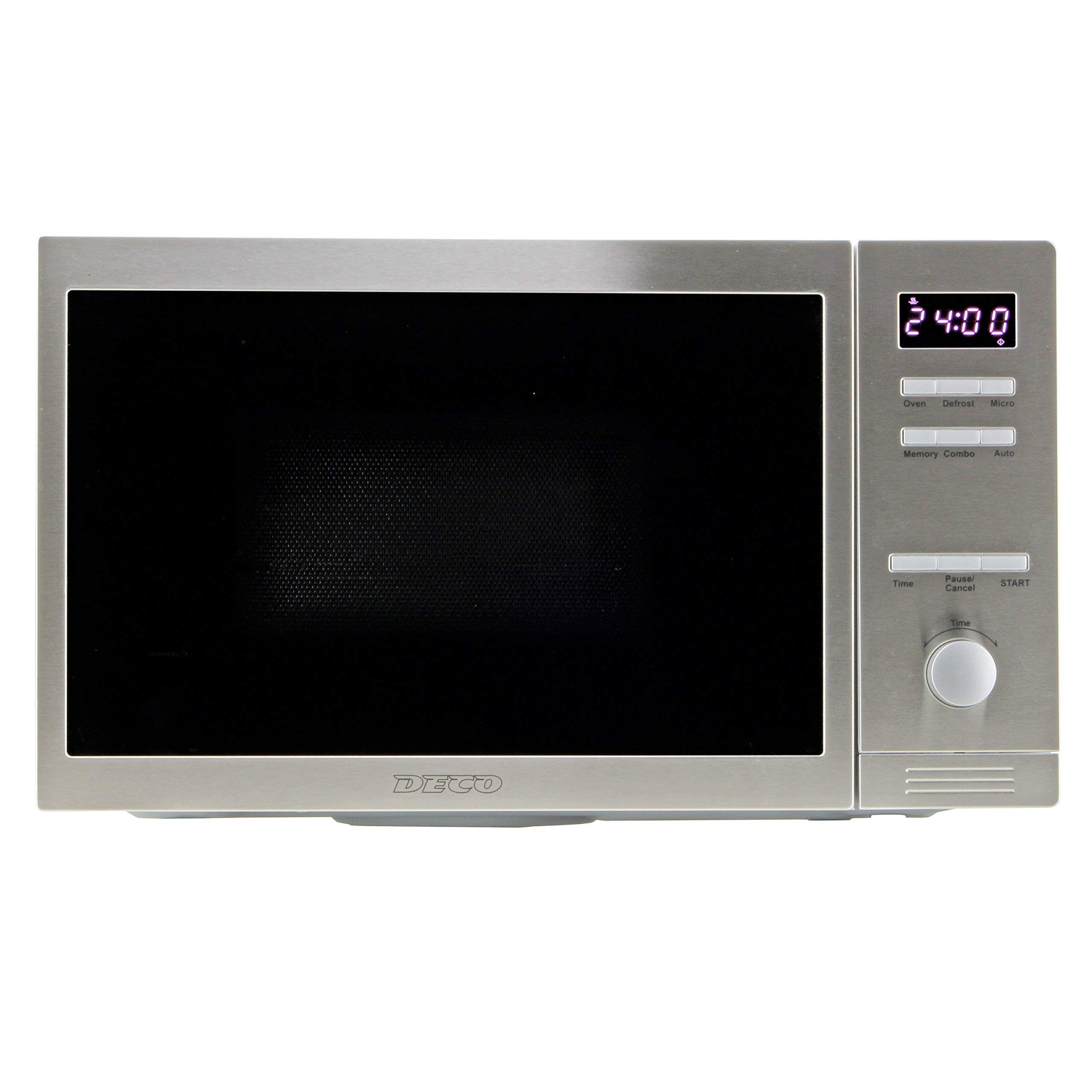 Equator 0.8 cu.ft. Compact Countertop Microwave Oven with Grill Function - Renewed - Perfect for Small Kitchens, Dorms & Apartments