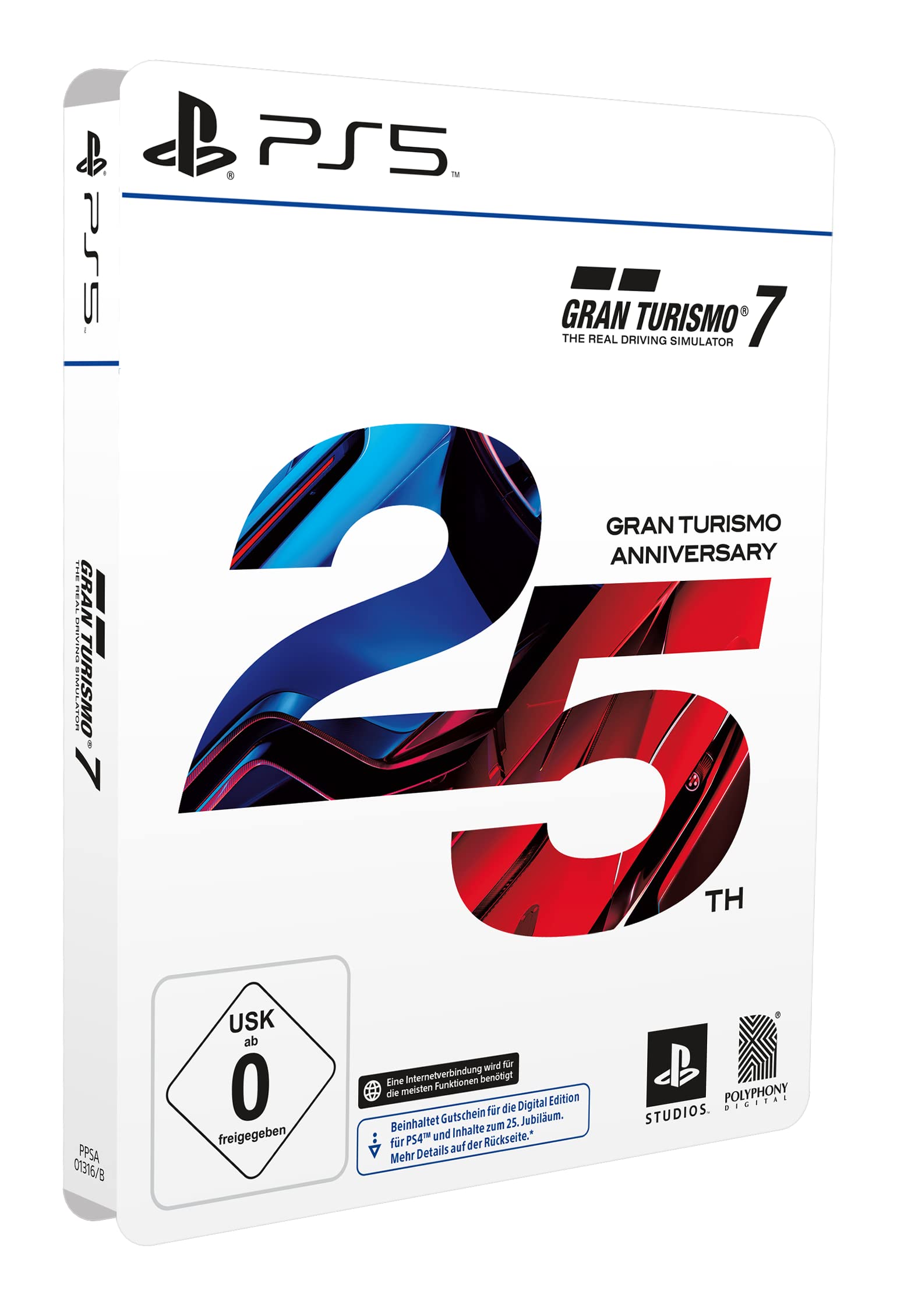 Gran Turismo 7® 25th Anniversary Edition - PS4 & PS5 Racing Game | Collector's Edition with Exclusive Content | Perfect for Racing Enthusiasts & Anniversary Collectors