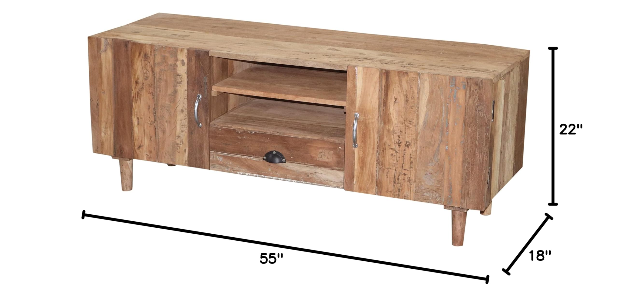Progressive Furniture Outbound Console Table - Tan Finish - Entryway, Living Room, or Hallway Storage Solution