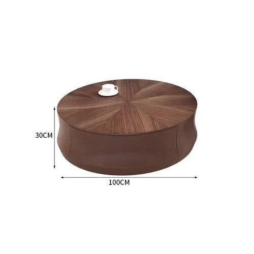 Stylish Solid Wood Corner Coffee Table with Storage Shelf - Perfect for Small Spaces, Living Room, Bedroom & Office Decor