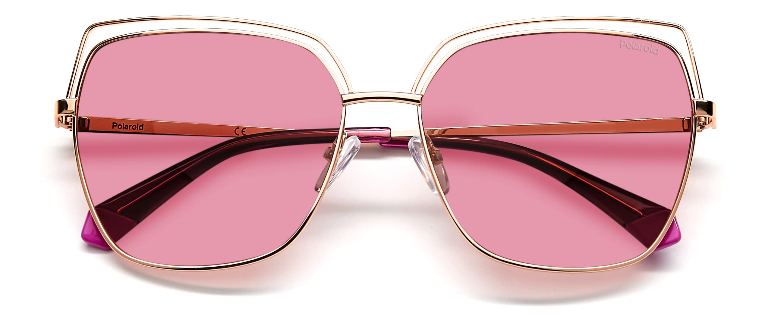 Polaroid PLD 4093/S DDB Gold Copper Sunglasses for Women - 59/16/145 Frame Size - UV Protection & Fashion Shades for Outdoor Activities, Beach, Driving & Summer Style