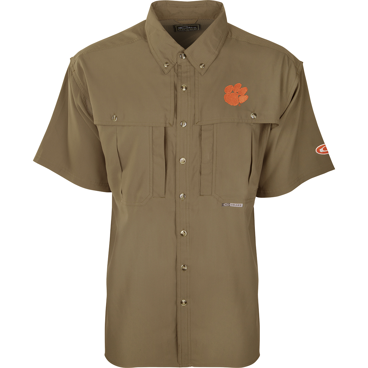 Clemson S/S Flyweight Wingshooter Hunting Jacket - Lightweight Water-Resistant Camo Hunting Coat for Men - Perfect for Upland Bird Hunting & Outdoor Adventures