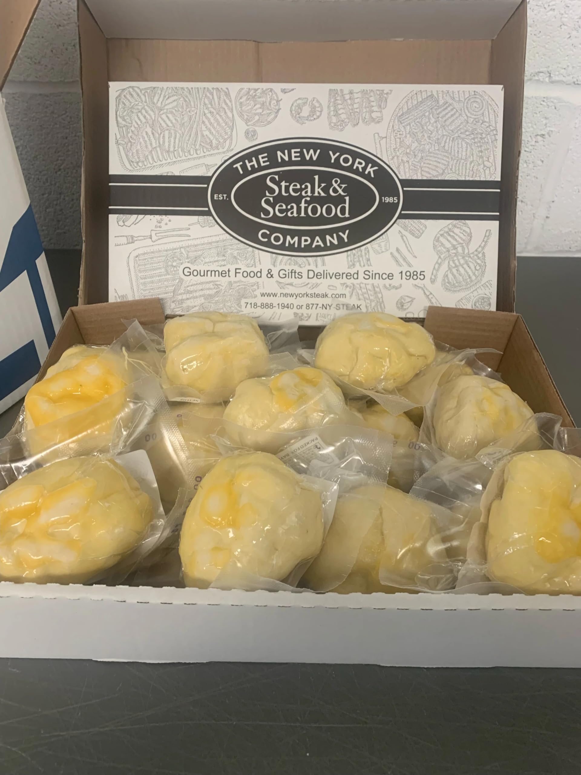New York Steak & Seafood Frozen Stuffed Chicken Breasts with Broccoli & Cheese - 12 Pack of Premium Chicken Breasts Stuffed with Tender Broccoli Florets, Swiss and American Cheeses - Perfect for Family Dinners, Meal Prep, and Quick Gourmet Meals