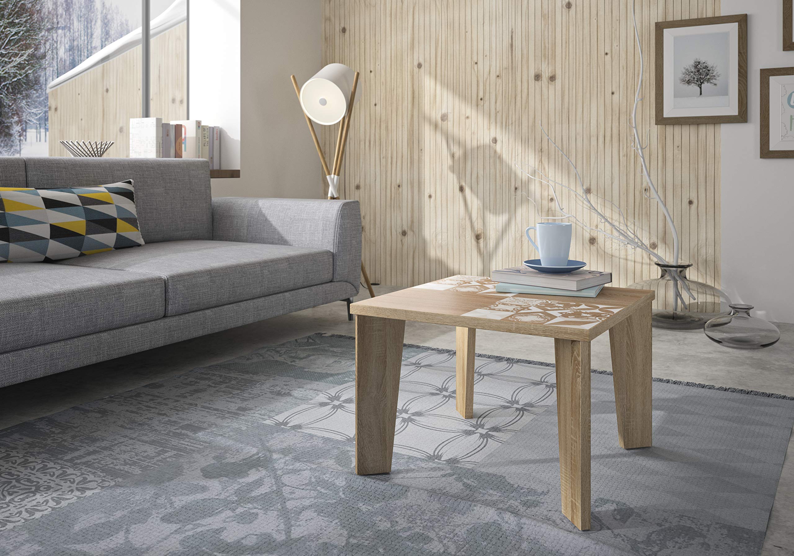 Modern Pavia Coffee Table - Stylish Living Room Center Table with Storage Shelf - Perfect for Small Spaces, Apartments & Home Decor