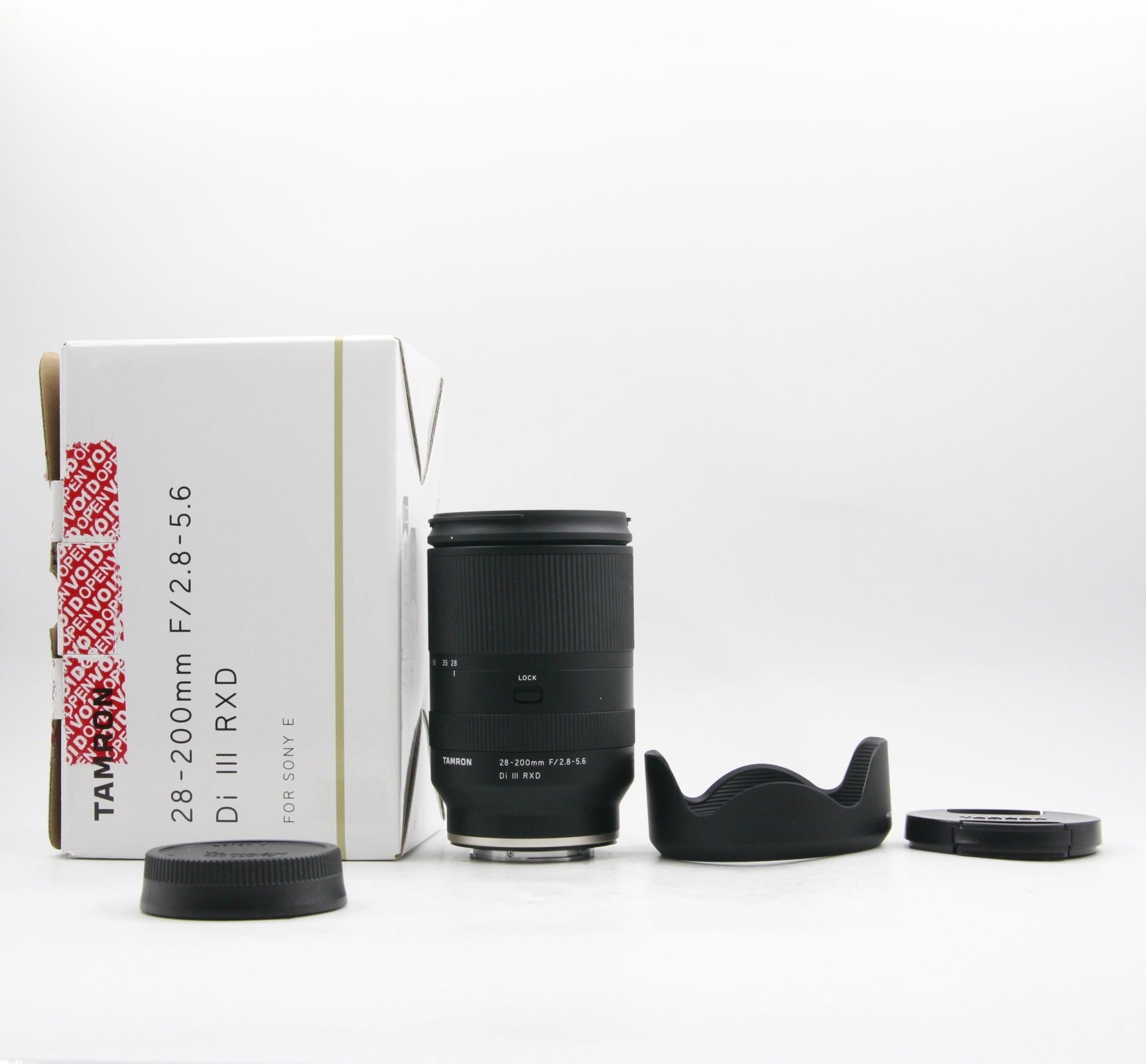 Tamron 28-200mm f/2.8-5.6 Di III RXD Lens for Sony E Mount - Excellent Open Box Condition - Perfect for Travel, Wildlife & Portrait Photography