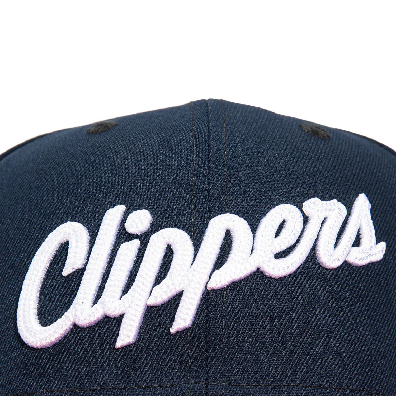 New Era 9Seventy Los Angeles Clippers Script Stretch Snapback Hat - Navy & Red - Adjustable Baseball Cap for Men & Women - Perfect for Basketball Games, Streetwear & Casual Outfits