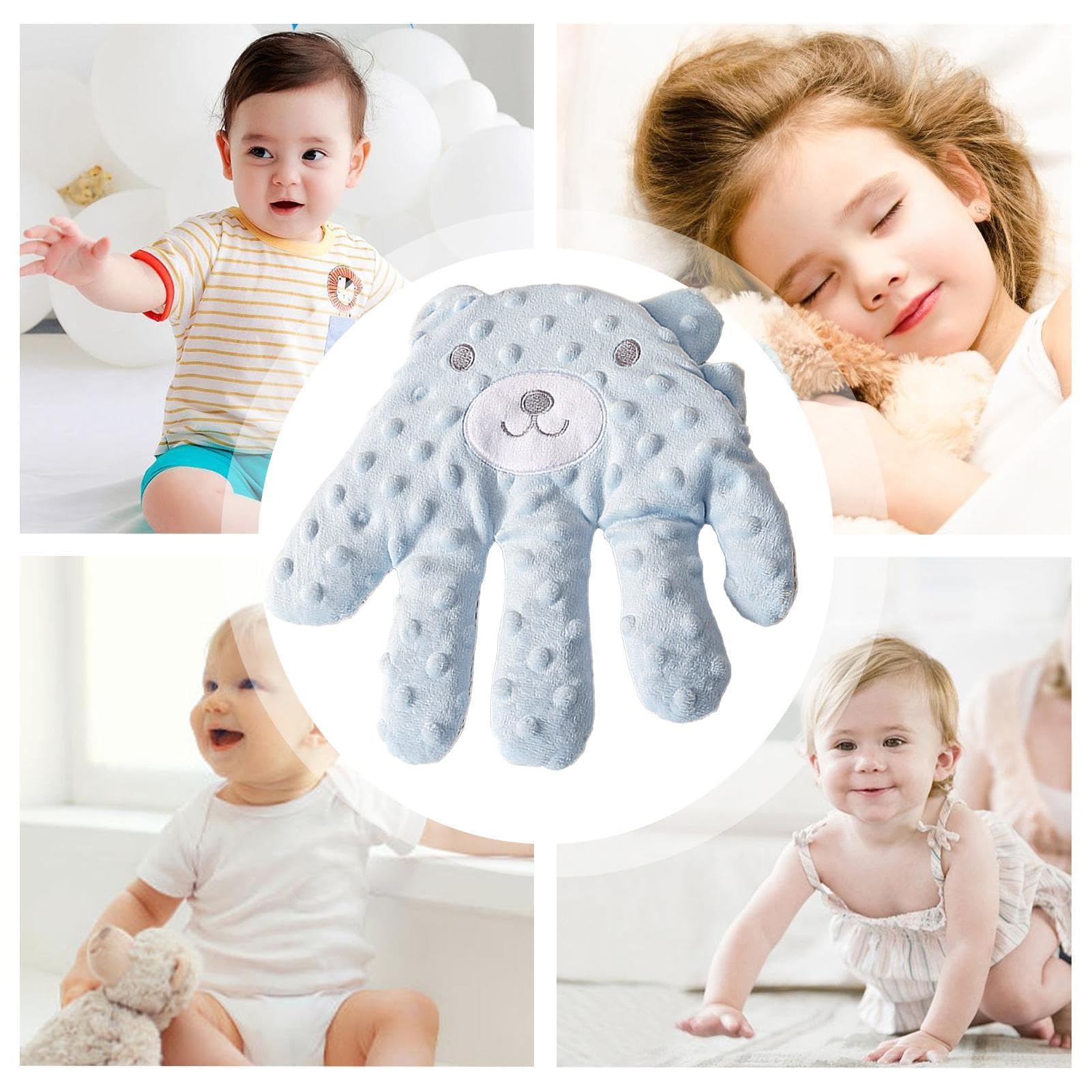 **Baby Soothing Palm Hand Glove - Electric Sleep Aid for Newborns & Infants, Red Bean Filling, Startle Prevention, Cute Design for Baby Boys & Girls - Perfect for Nursery, Travel & Bedtime Comfort**