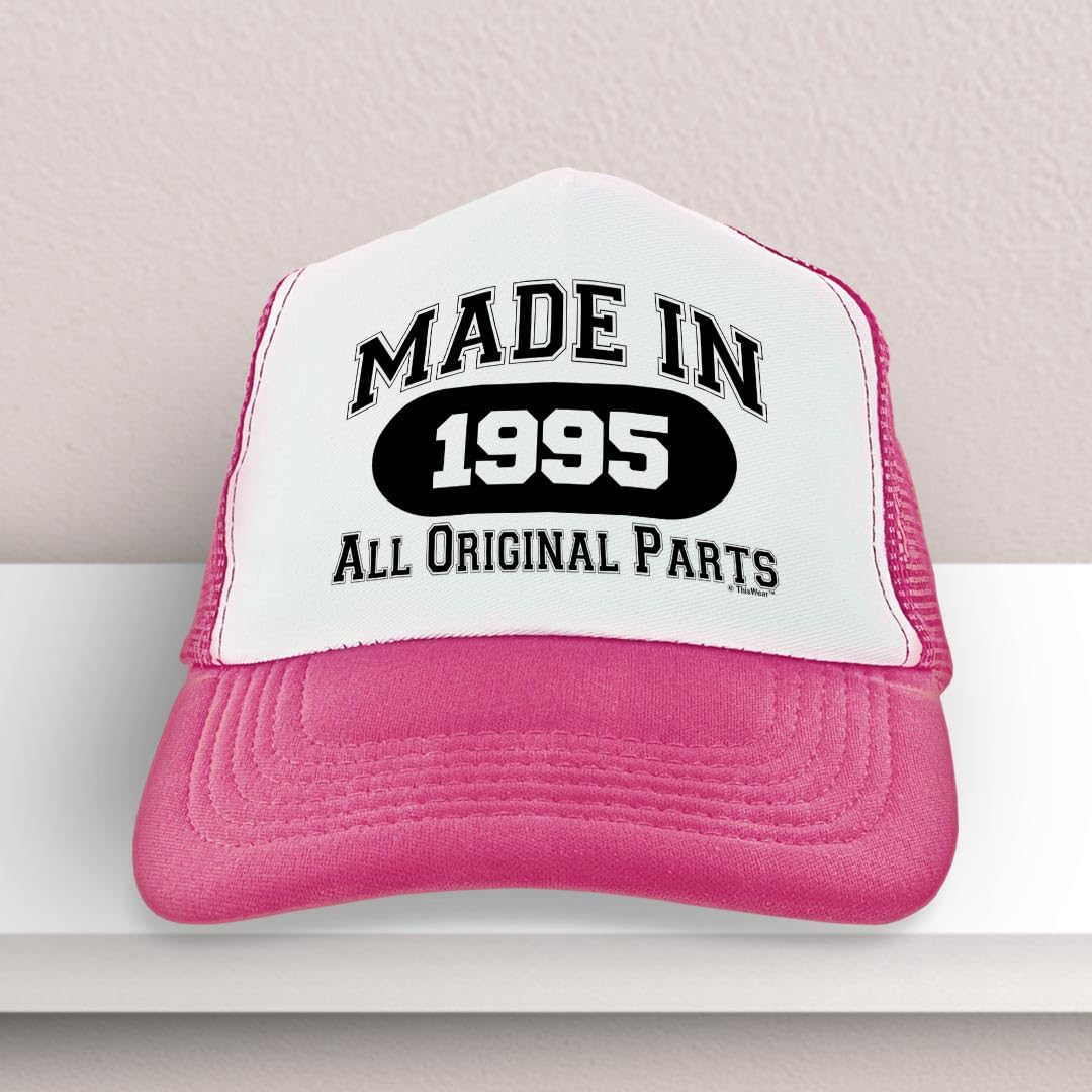 ThisWear 30th Birthday Snapback Trucker Hat - Milestone Year Celebration Cap for Men & Women | Perfect for 30th Birthday Parties, Anniversary Gifts & Special Occasions