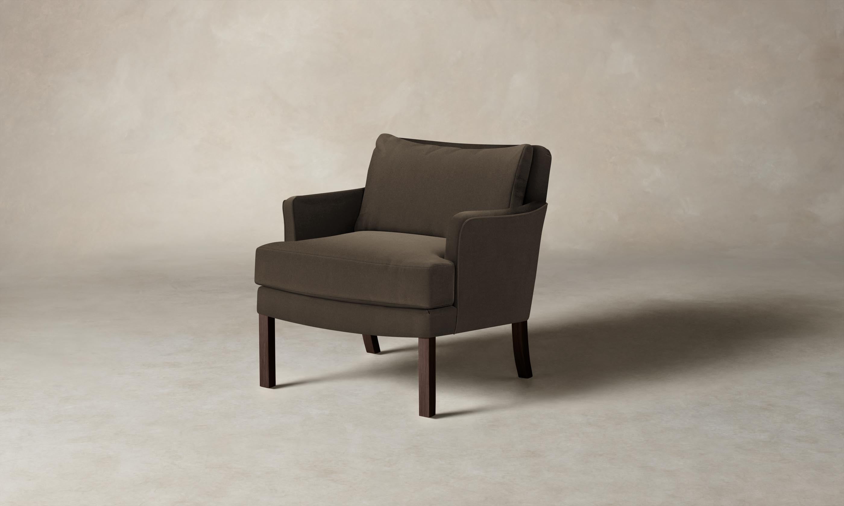 Premium Mohair Mink Accent Chair - The Kaye Chair for Living Room, Bedroom & Office - Soft & Luxurious Seating for Home Decor
