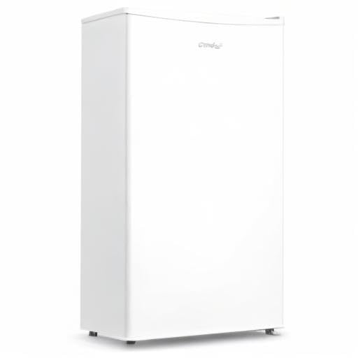 COMFEE' RCD115WH2 80L Compact Refrigerator with Freezer - Single Door Mini Fridge for Home, Office, Dorm - Adjustable Temperature, Quiet Operation, LED Light, White - Perfect for Small Spaces & Beverage Storage