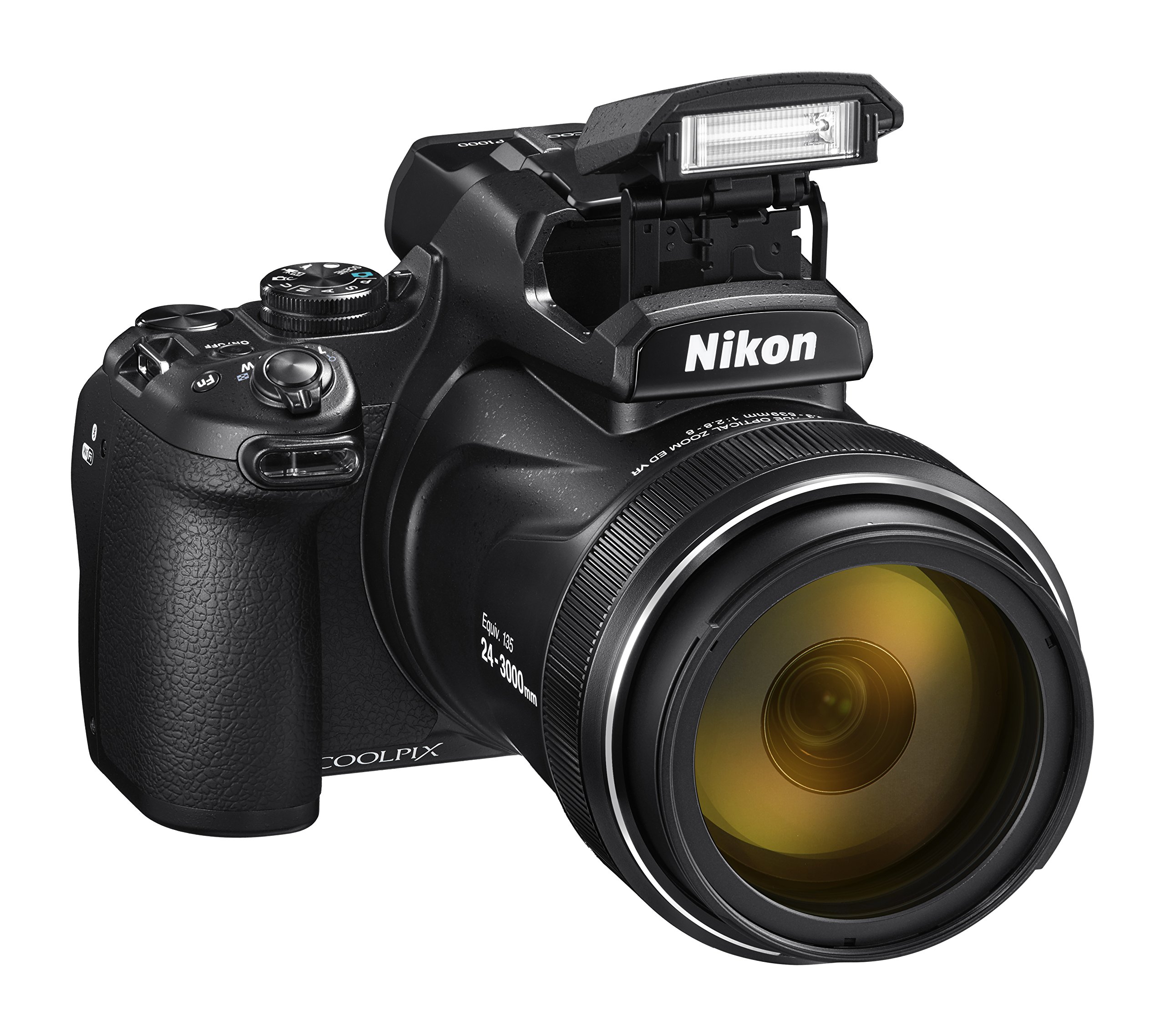 Nikon Coolpix P1000 4K Ultra HD Digital Camera with 125x Optical Zoom - Certified Refurbished - Perfect for Wildlife Photography, Travel & Vlogging