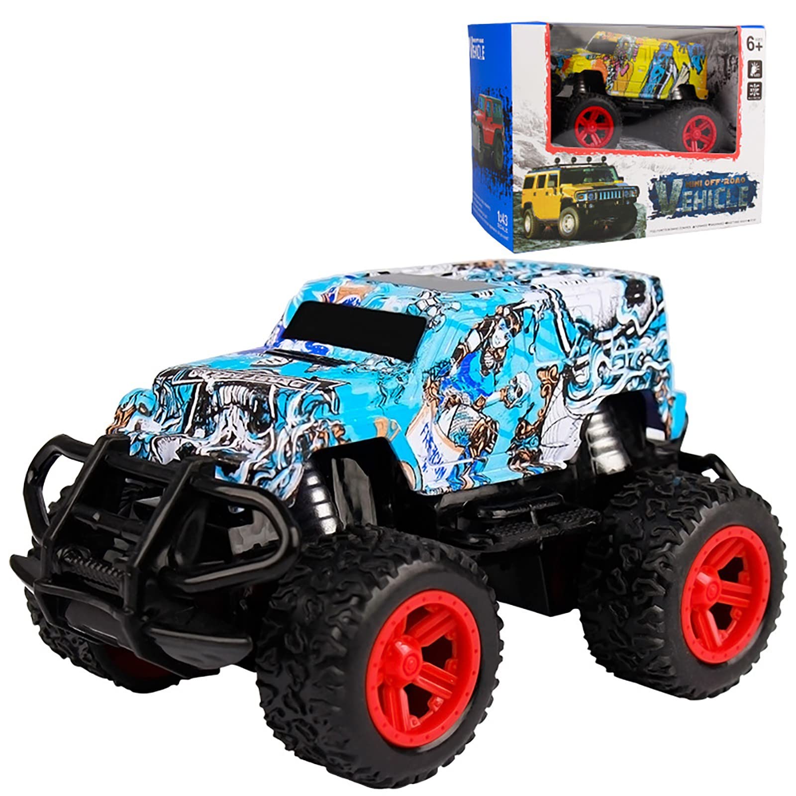 **Remote Control Truck Toy for Kids - Easy to Operate, Educational RC Car with Magnet Building Balls | Perfect for Indoor Play, STEM Learning & Birthday Gifts (Blue, One Size)**