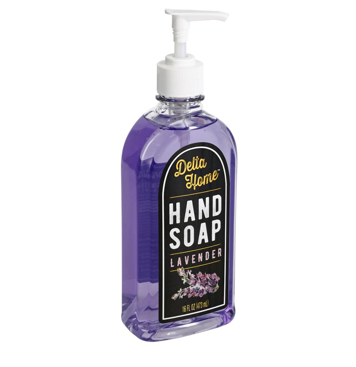 Natural Lavender Hand Soap - 16 Fl Oz (473ml) Antibacterial & Moisturizing for Home, Kitchen & Bathroom Use