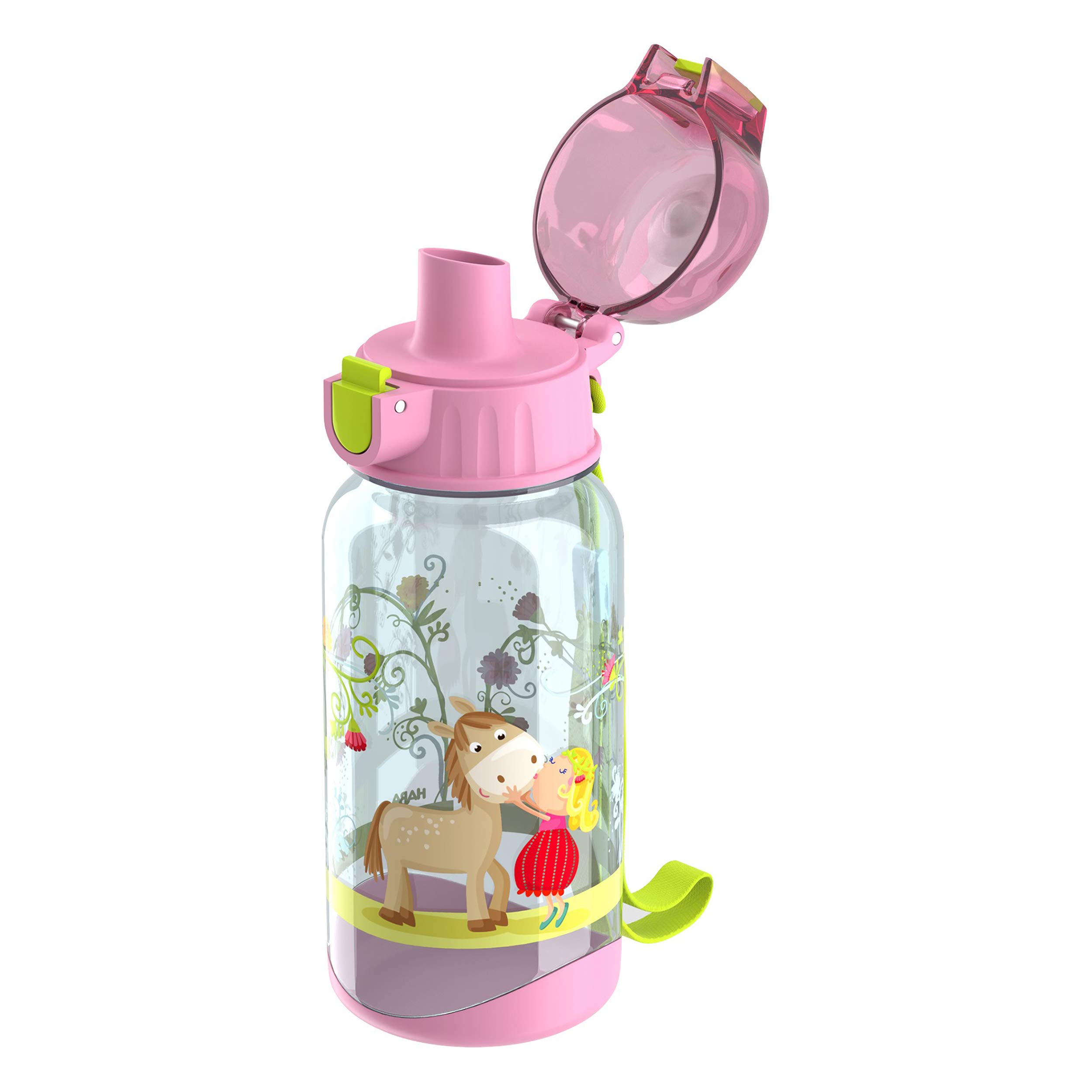 HABA 304485 Stainless Steel Water Bottle for Kids - Vicki & Pirli - BPA-Free, Leak-Proof, Insulated Thermos for School, Sports & Outdoor Activities