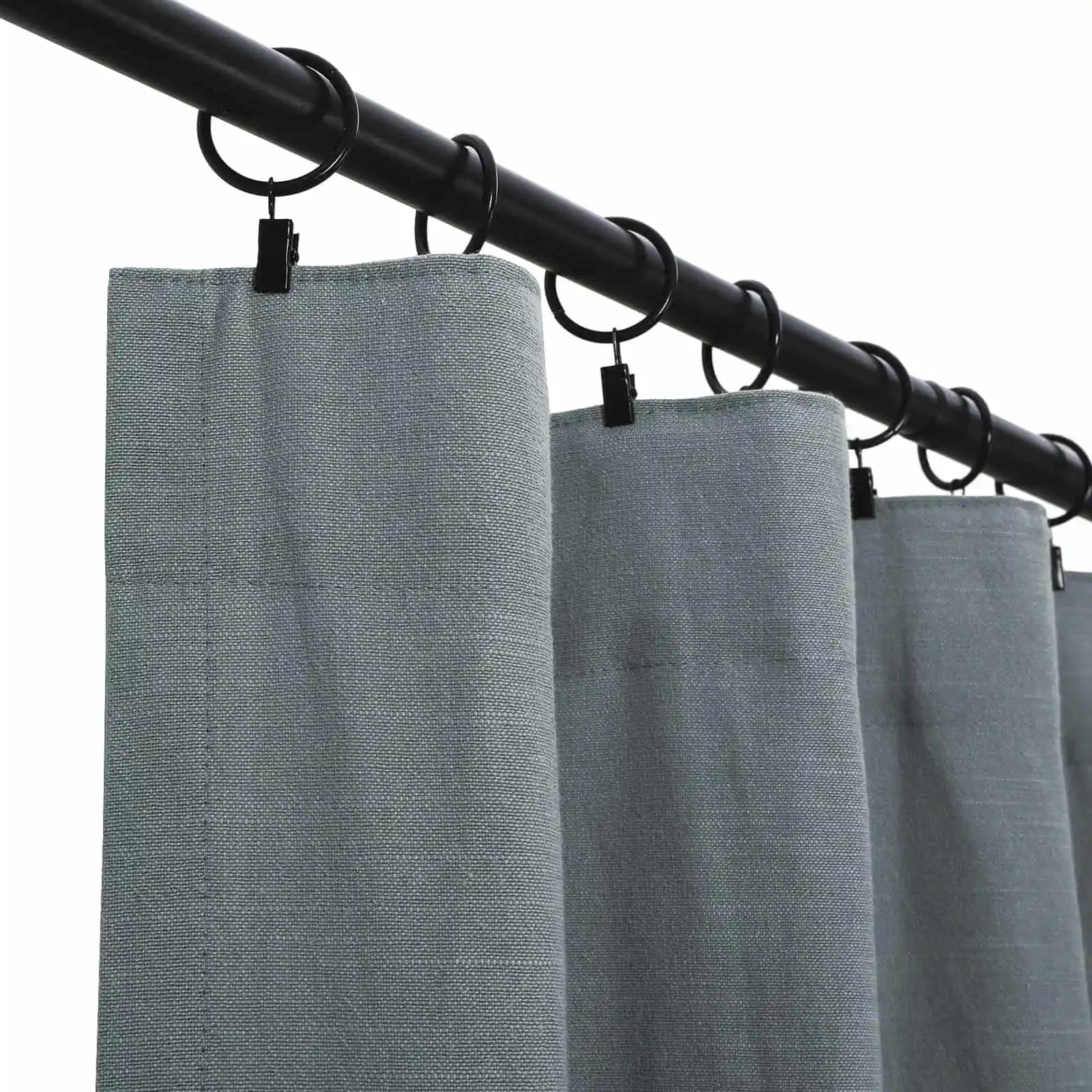 Luxury Linen Cotton Curtains - Soft Top Blackout Drapes for Living Room & Bedroom - Elegant Window Treatments for Home Decor