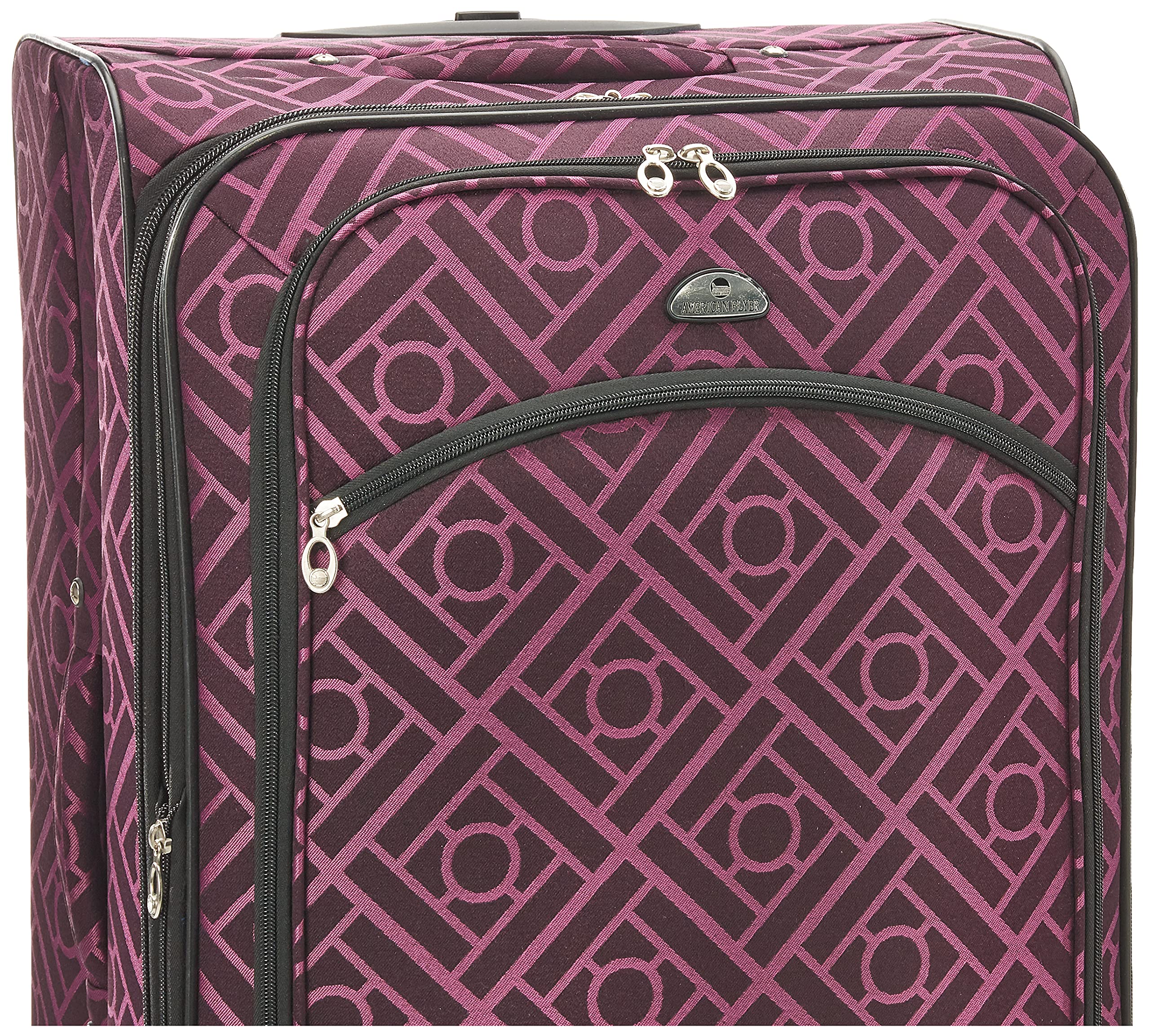 American Flyer Astor Collection 5-Piece Luggage Set - Durable Spinner Suitcase with TSA Lock for Travel, Business Trips & Family Vacations