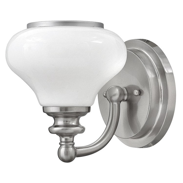 Ainsley Single Light Bathroom Wall Sconce - Modern Vanity Light Fixture for Bathroom, Bedroom, or Hallway - Perfect for Home Decor and Interior Lighting