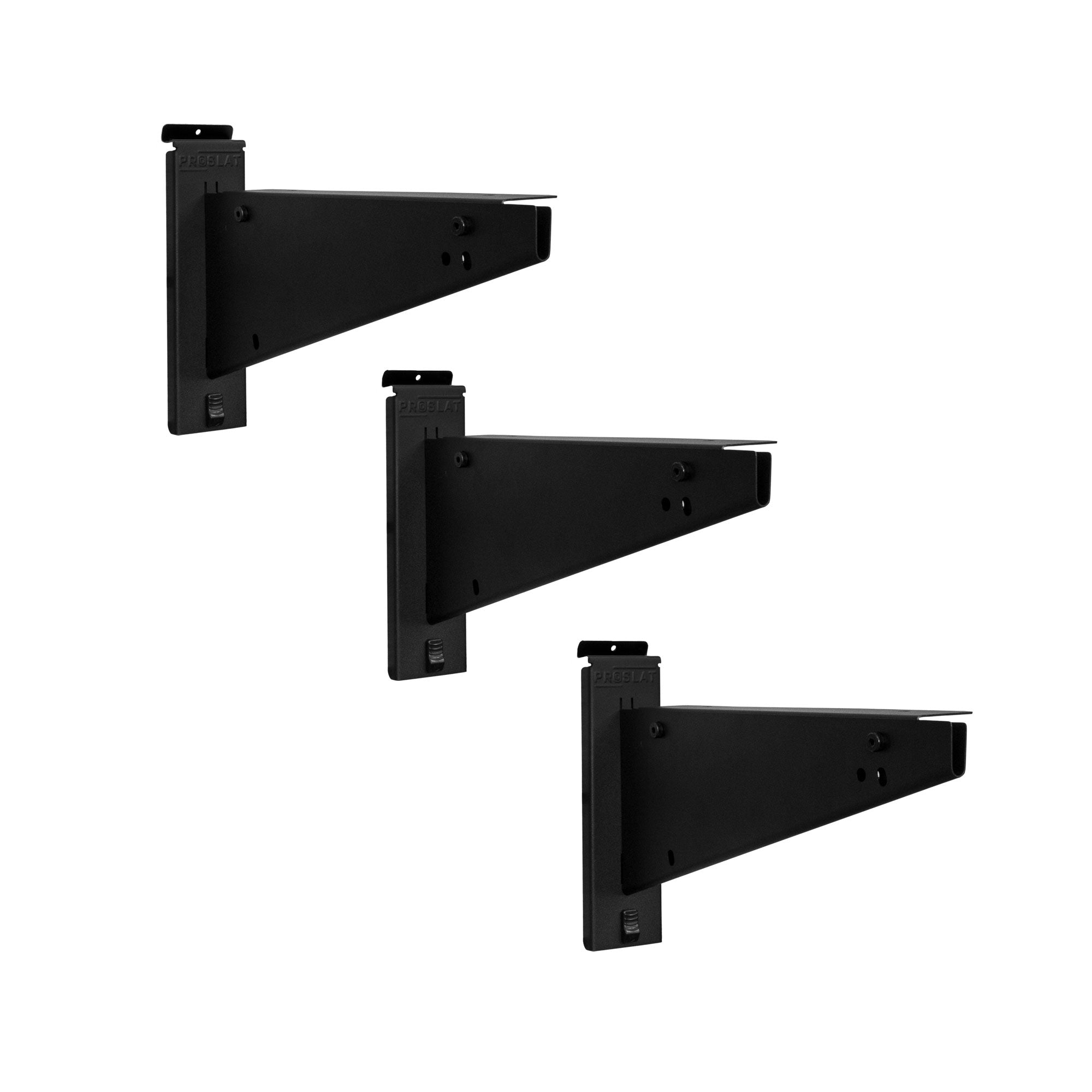 Heavy Duty STEALTH Shelf Brackets 3 Pack - Hidden Floating Shelf Supports for Home & Office Storage - Perfect for Books, Decor, and Display Shelves