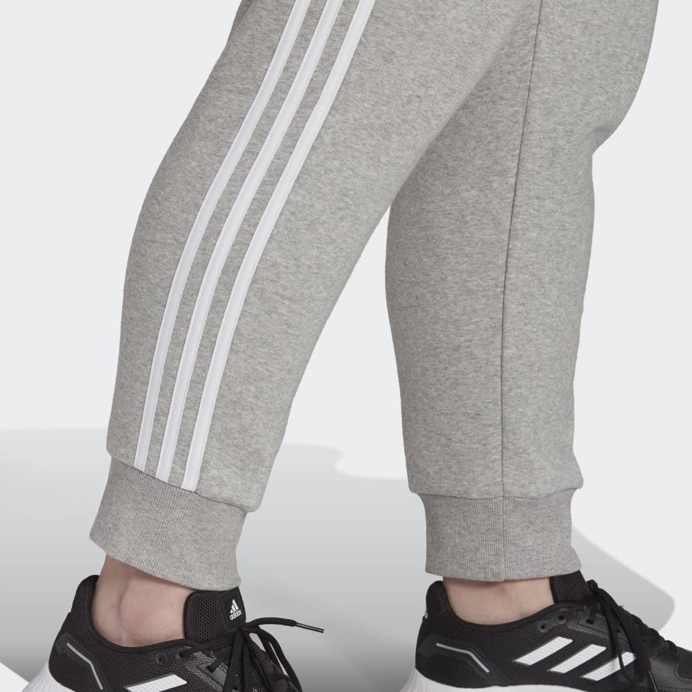 Adidas Women's Essentials 3-Stripes Fleece Sweatpants - Soft Comfortable Lounge Pants for Yoga, Running & Casual Wear