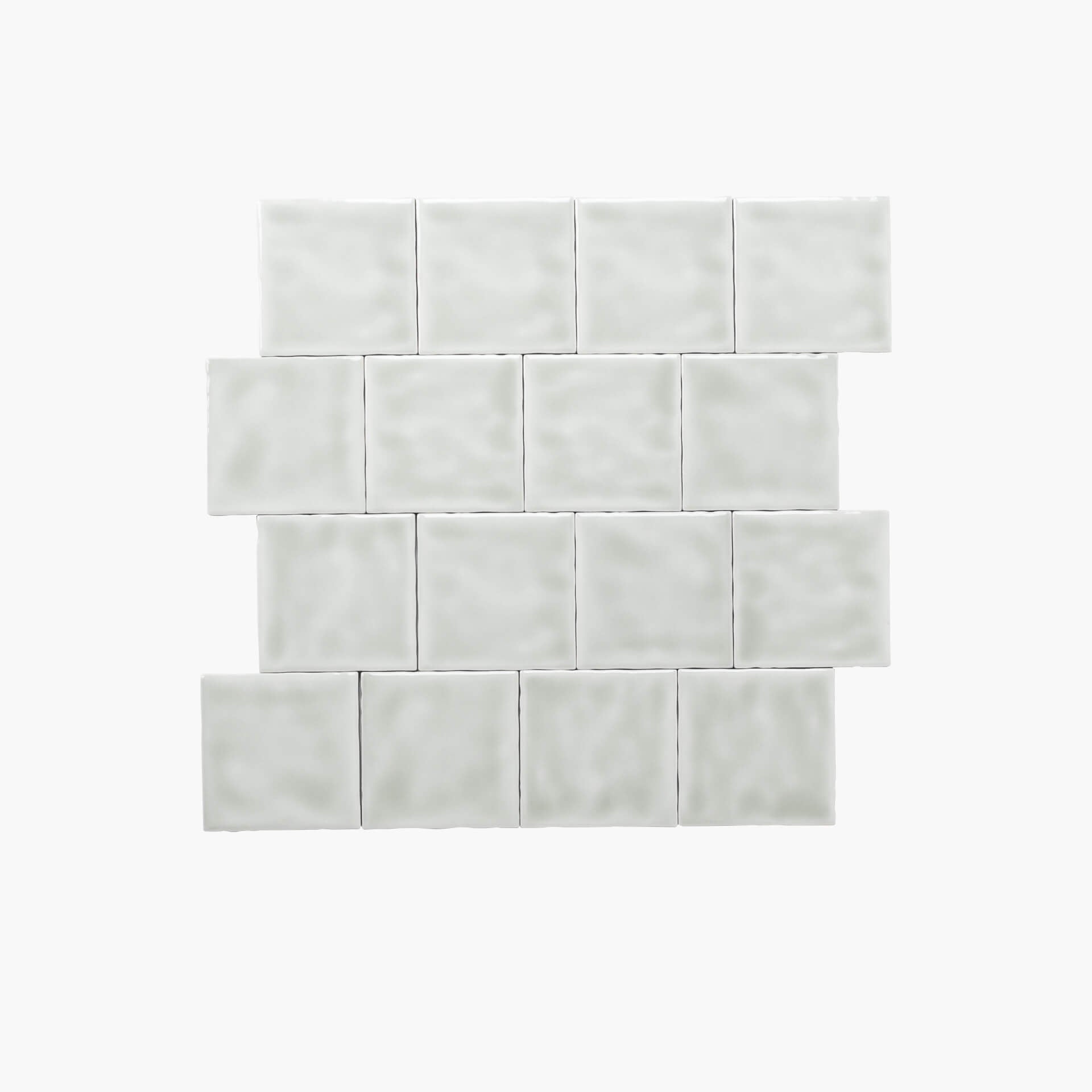 Premium 100x100mm Glossy Sage Green Ceramic Square Tiles - Perfect for Kitchen Backsplash, Bathroom Walls & DIY Home Decor Projects