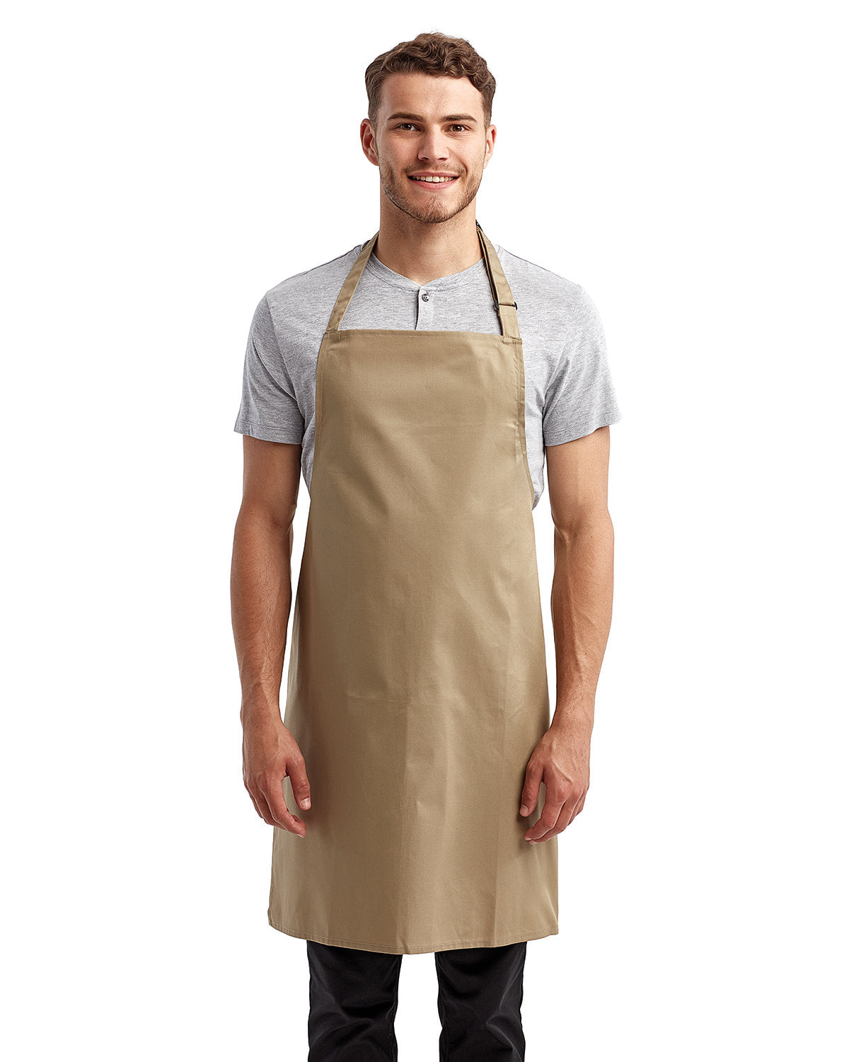 Reprime RP150 Unisex Recycled Bib Apron - Artisan Collection in Vibrant Colors | Perfect for Cooking, Baking, Gardening & DIY Crafts