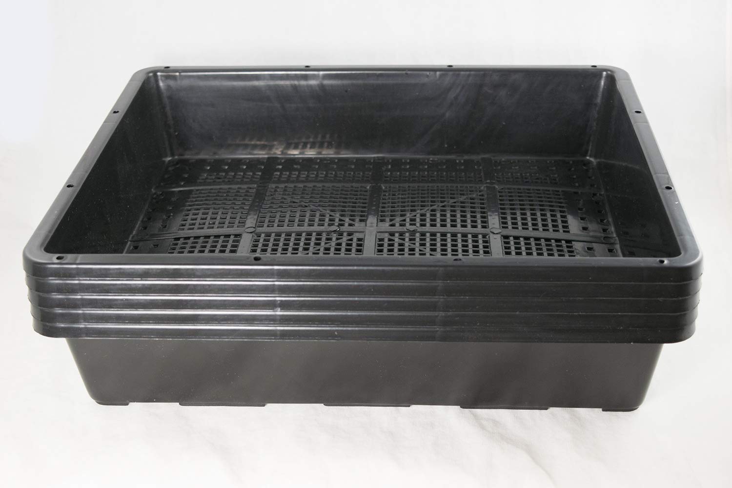 5 Pack Black Plastic Seedling Trays - 15