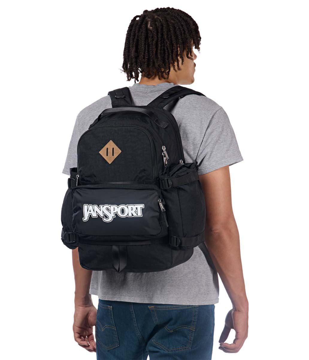 JanSport Seattle Pack Backpack - Lightweight & Durable School, Travel & Hiking Daypack (Black) - Perfect for College, Commuting & Outdoor Adventures