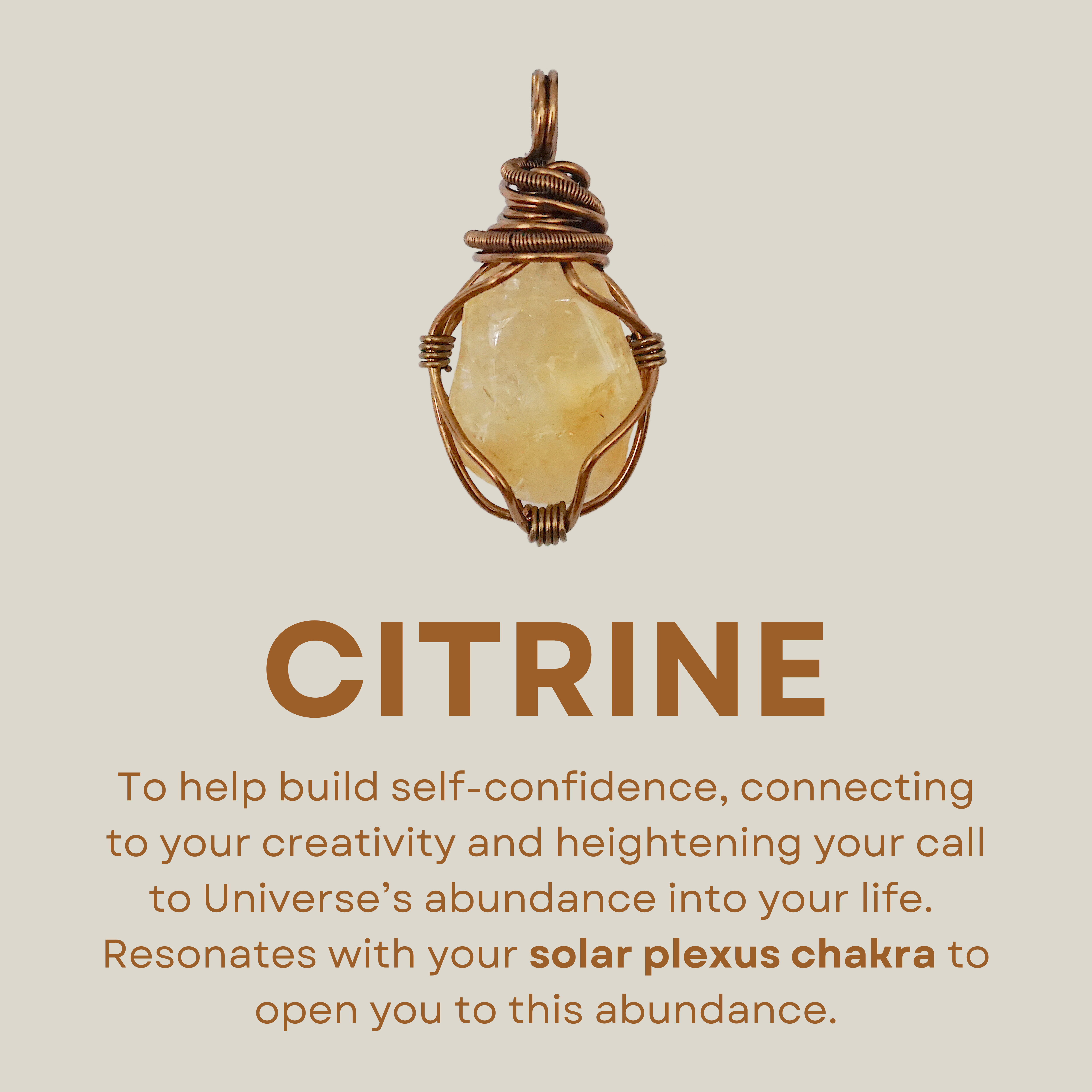 Men's Citrine Pendant Necklace in Antique Bronze - Elegant Gemstone Jewelry for Gifts, Weddings & Special Occasions