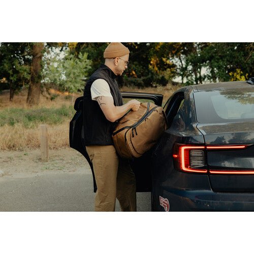 Peak Design 45L Travel Backpack - Durable Coyote Color for Adventure Travel, Hiking & Business Trips - Waterproof Carry-On Backpack with Laptop Compartment