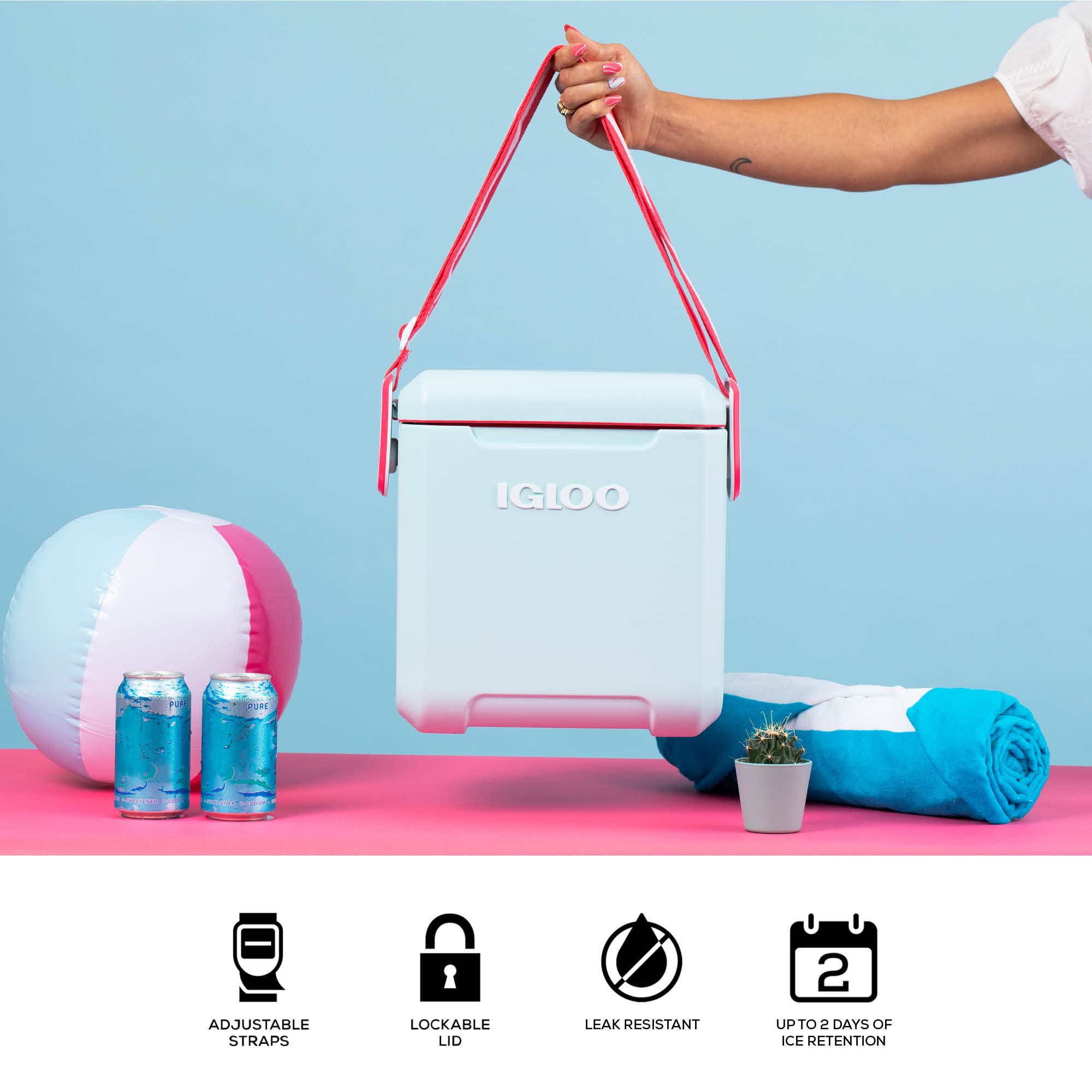 Igloo 11 Qt Cooler - Portable Picnic & Outdoor Cooler for Camping